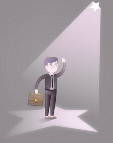  a man holding a briefcase